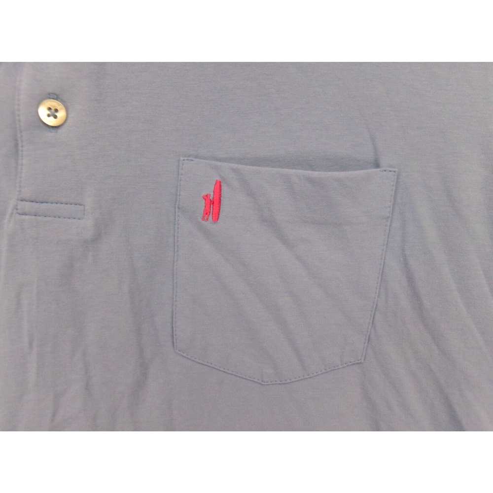 Vintage Johnnie-O Polo Shirt Mens Large Blue Shor… - image 3