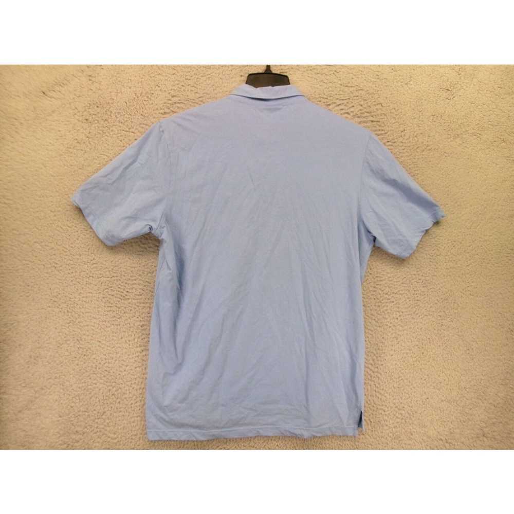 Vintage Johnnie-O Polo Shirt Mens Large Blue Shor… - image 5