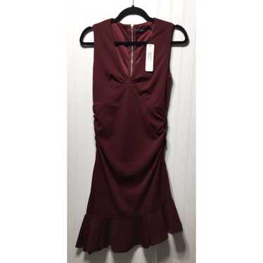 Vintage New INA Womens Medium Wine Sleeveless V N… - image 1