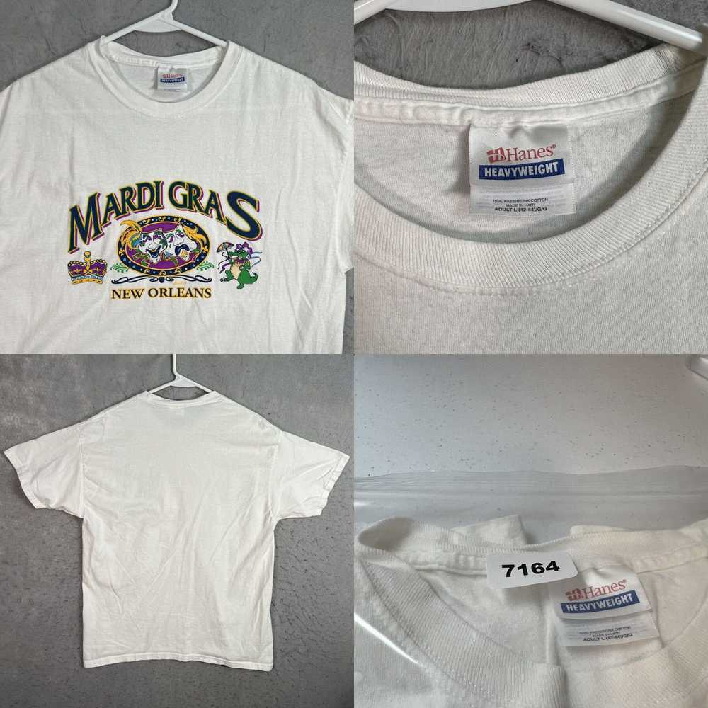 Hanes Vintage 90s Mardi Gras New Orleans Party Ar… - image 4