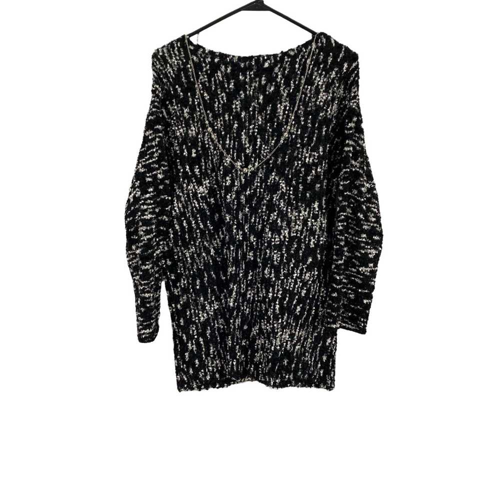 Vintage Alfred Dunner Womens Black Abstract Long … - image 1