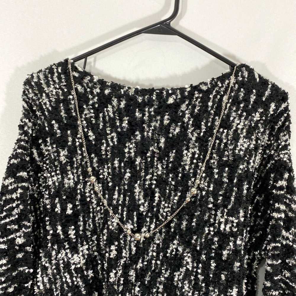 Vintage Alfred Dunner Womens Black Abstract Long … - image 3