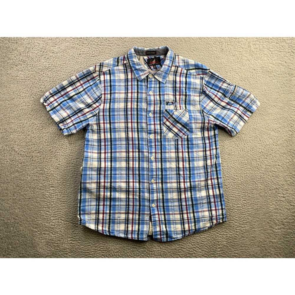 Gramicci Gramicci Shirt Mens XL Blue Plaid Button… - image 1