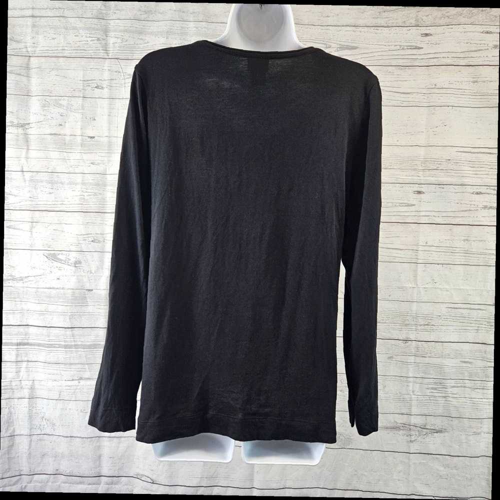 Vintage Chicos Womens Top Sz Medium Black Rhinest… - image 4