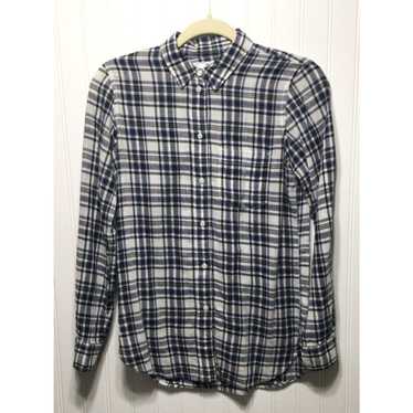 Madewell MADEWELL Womens Size XXS Slim Fit Plaid … - image 1