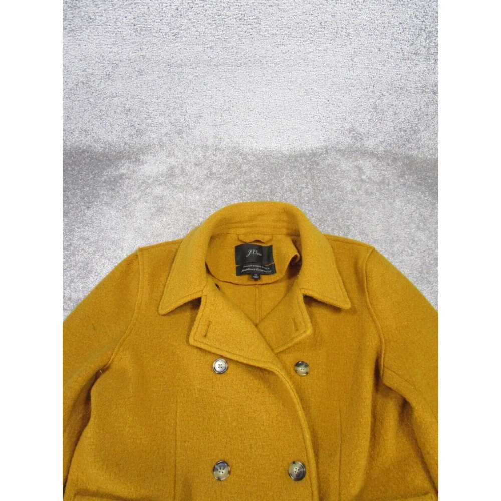 J.Crew J.Crew Pea Coat Womens 10 Boiled Wool Tan … - image 2