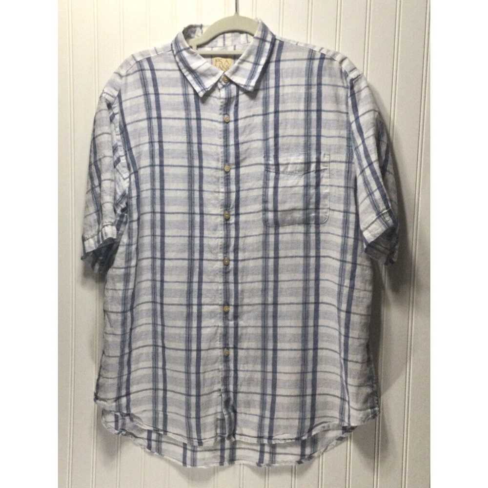 Jos. A. Bank JOS.A.BANK Mens Size Large Linen Pla… - image 1