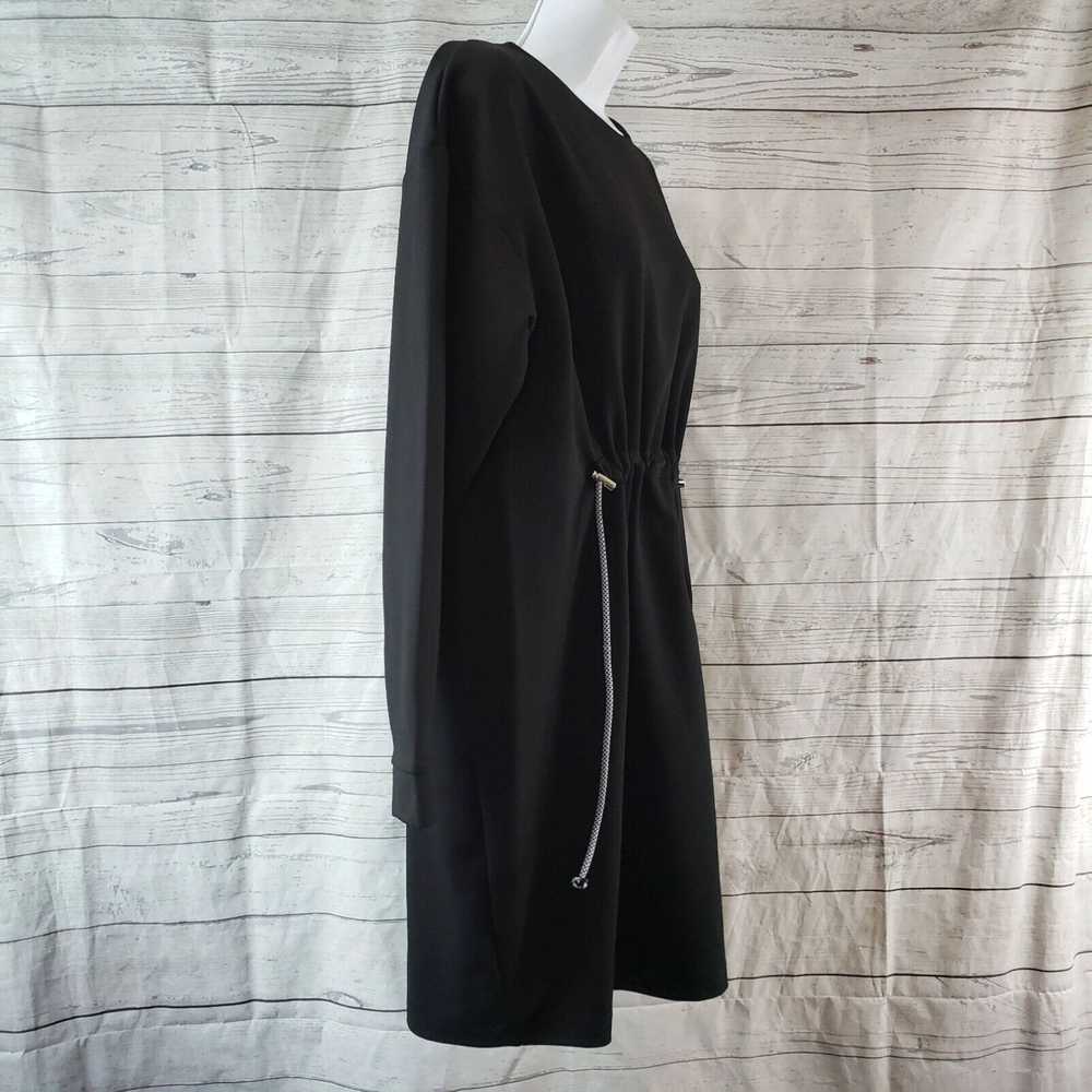 Zara Zara Womens Dress Sz Small Solid Black Long … - image 3