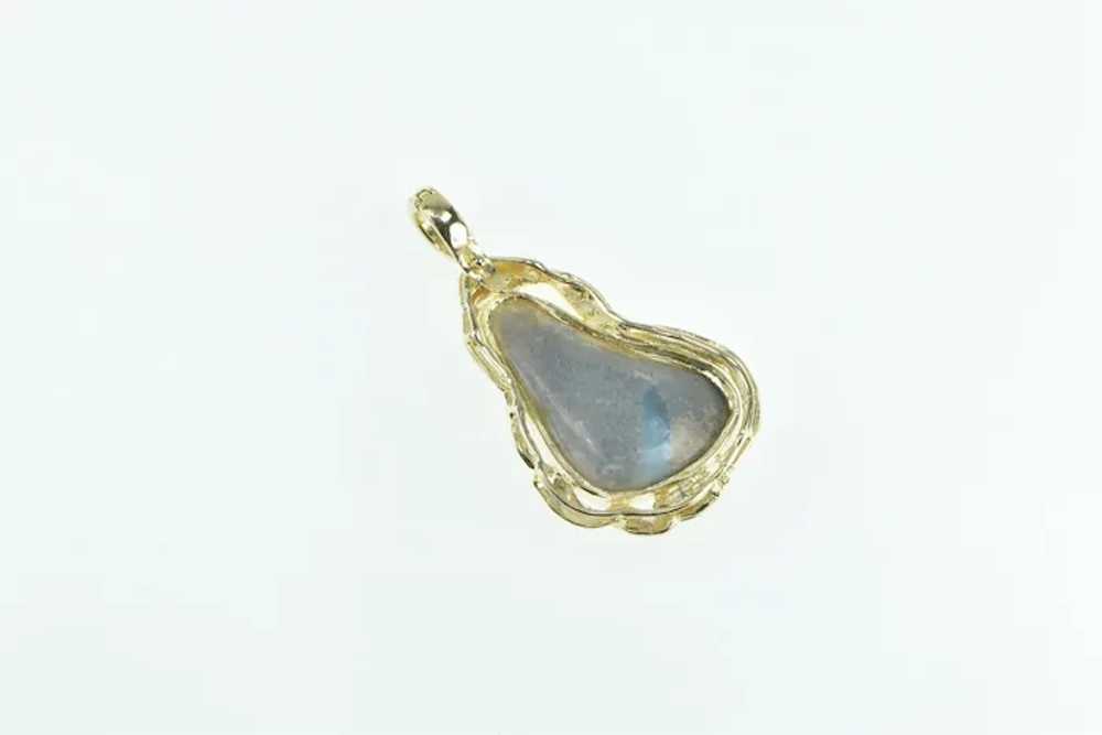 14K Ornate Vintage Natural Opal Diamond Statement… - image 2