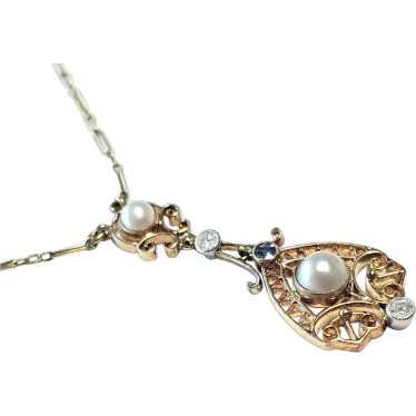 Edwardian Elegance with Natural Gems ca 1900s