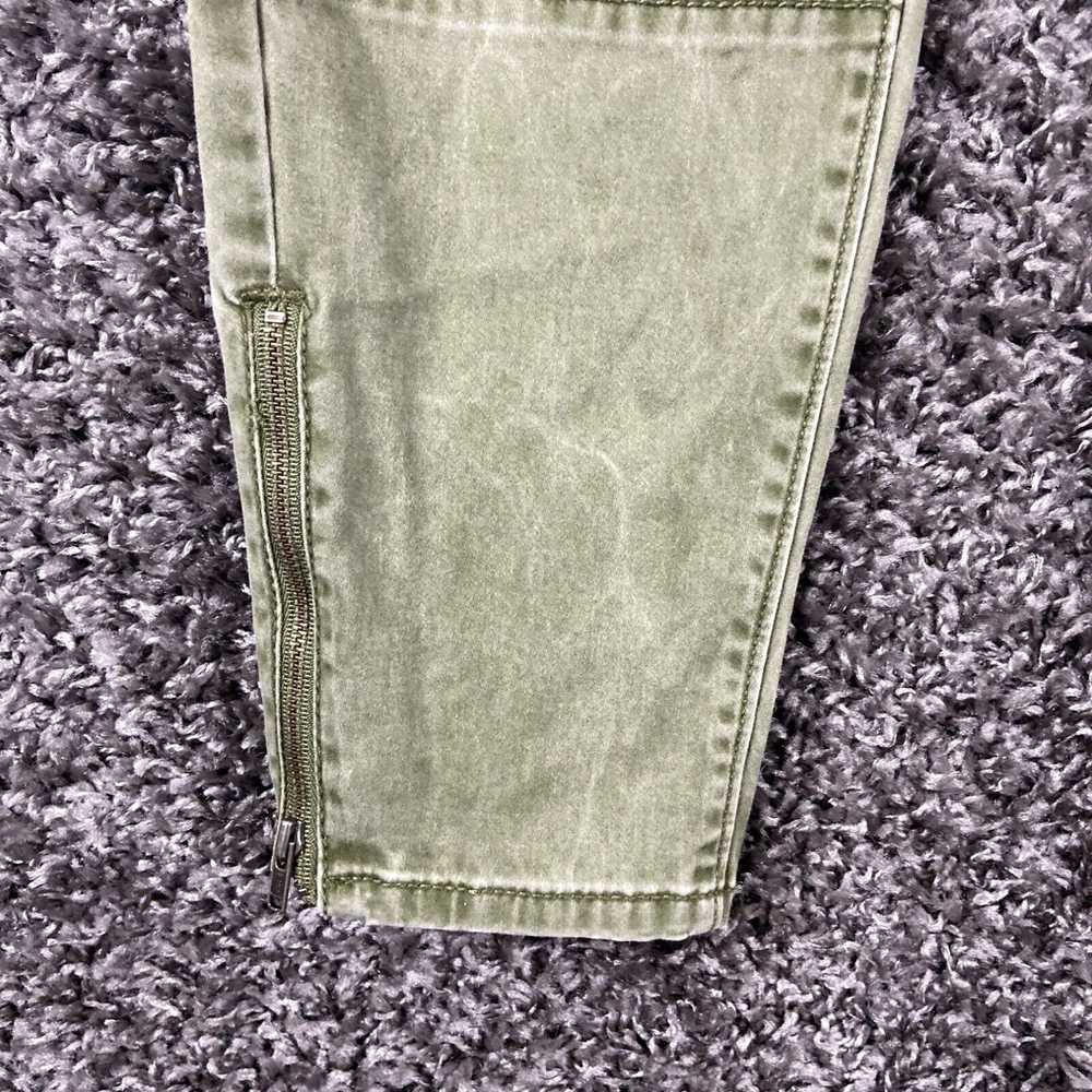 Loft Loft Green Pants Skinny Women’s 4 - image 2