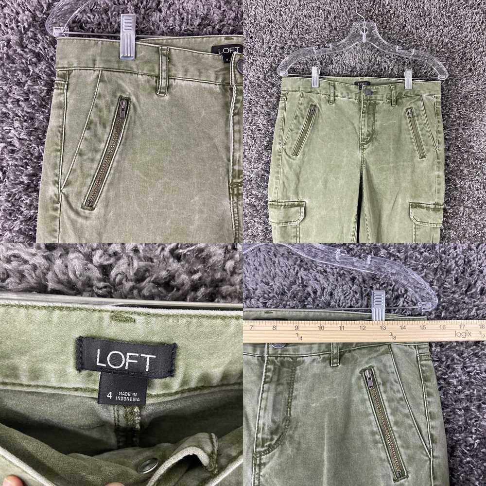 Loft Loft Green Pants Skinny Women’s 4 - image 4