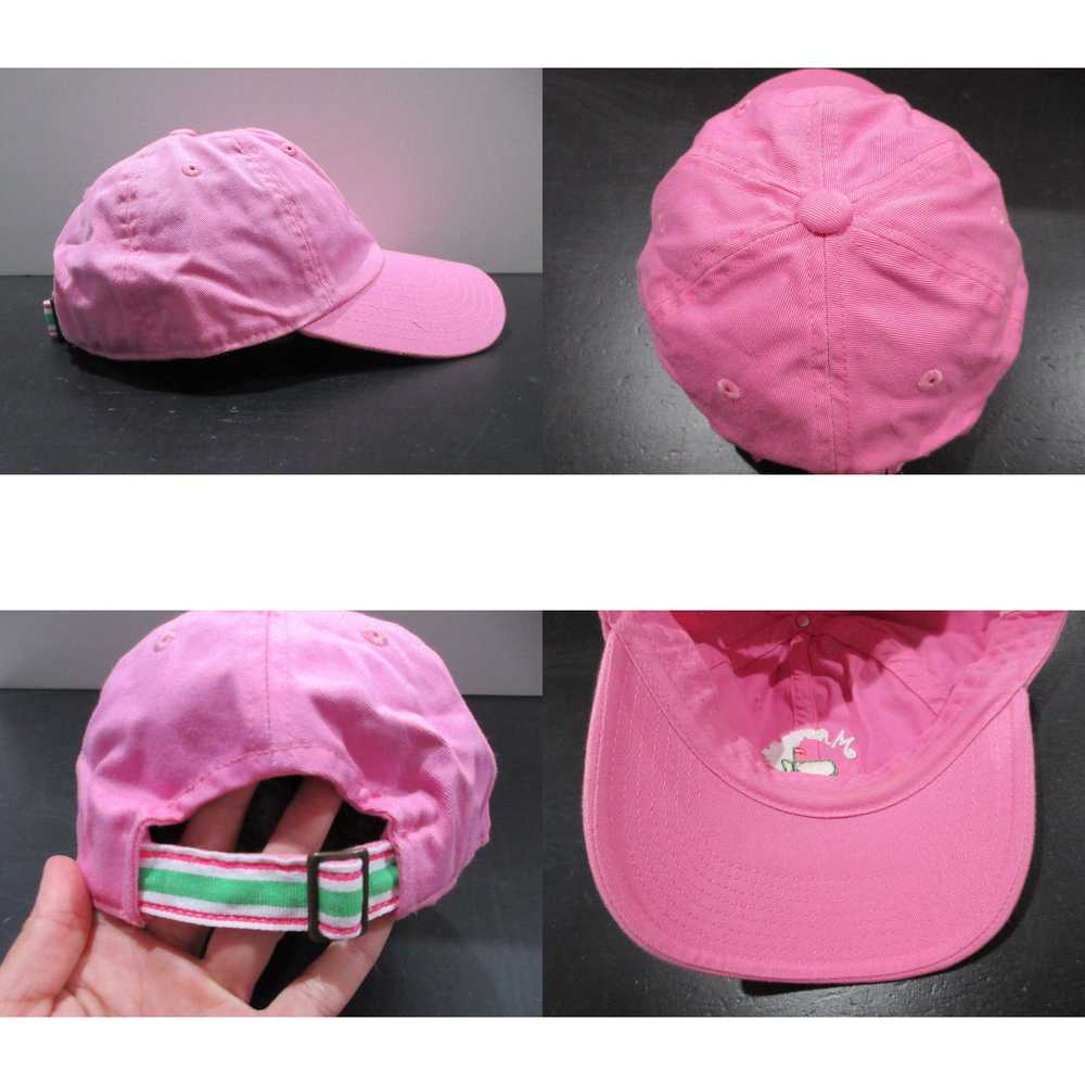 Pinko Masters Hat Cap Strap Back Pink Yellow Augu… - image 4