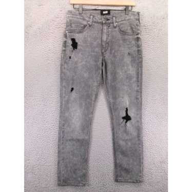 Paige Paige Lennox Jeans Mens 31 Gray Acid Wash S… - image 1