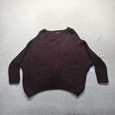 Vintage *NEW* Charlotte Russe Sweater Plum Knit C… - image 1