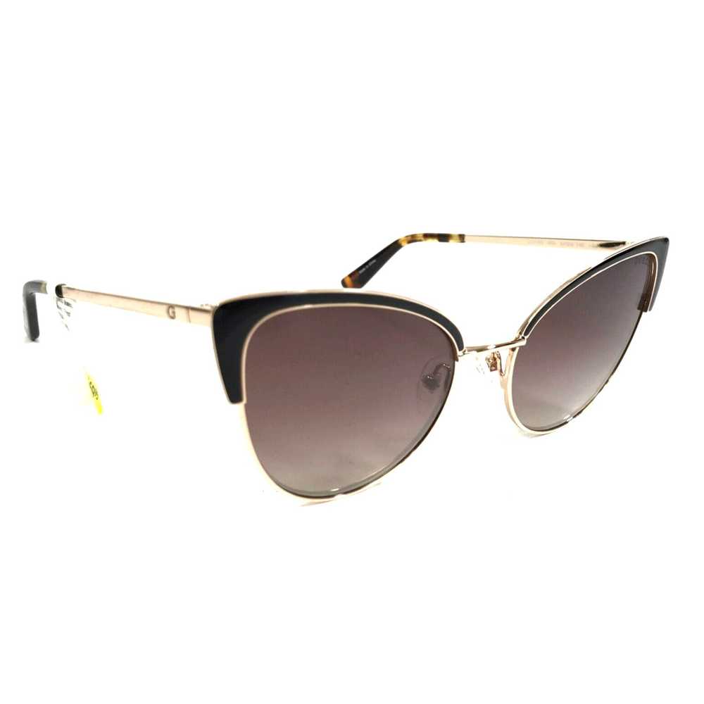 Guess Black Rose Gold Framed Brown Lens Sunglasse… - image 2