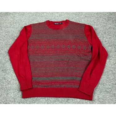 Nautica Nautica Geometric Sweater Adult Large Red 