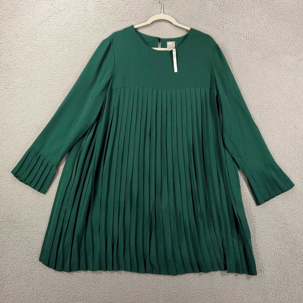 Vintage New ASOS Curve Dress Womens 14 Green Acco… - image 2