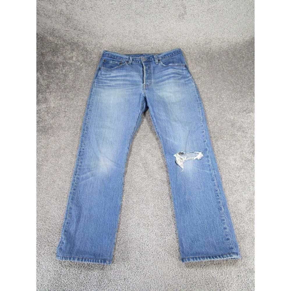 Levi's Levis 501 Jeans Mens 30 Medium Light Wash … - image 1