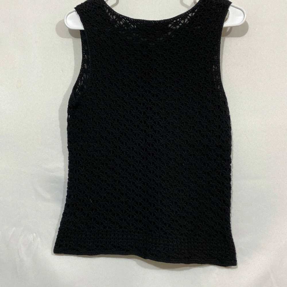 Vintage Norton McNaughton Womens Black Sleeveless… - image 2