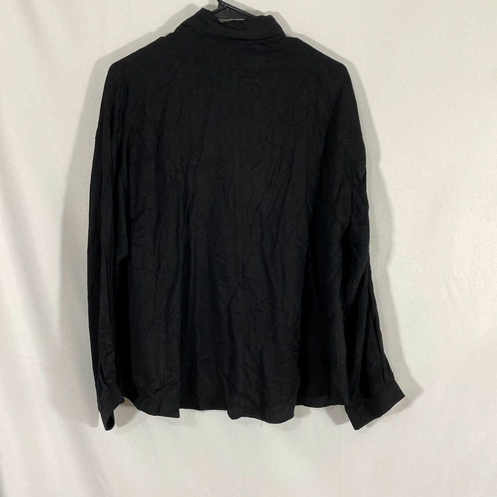 Vintage Andree By Unit Womens Black Long Sleeves … - image 2