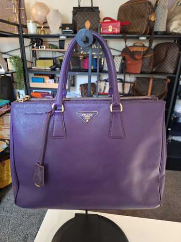 Prada Prada Purple Saffiano Lux Leather Galleria S