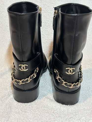 Chanel Chanel Black Riding Boots