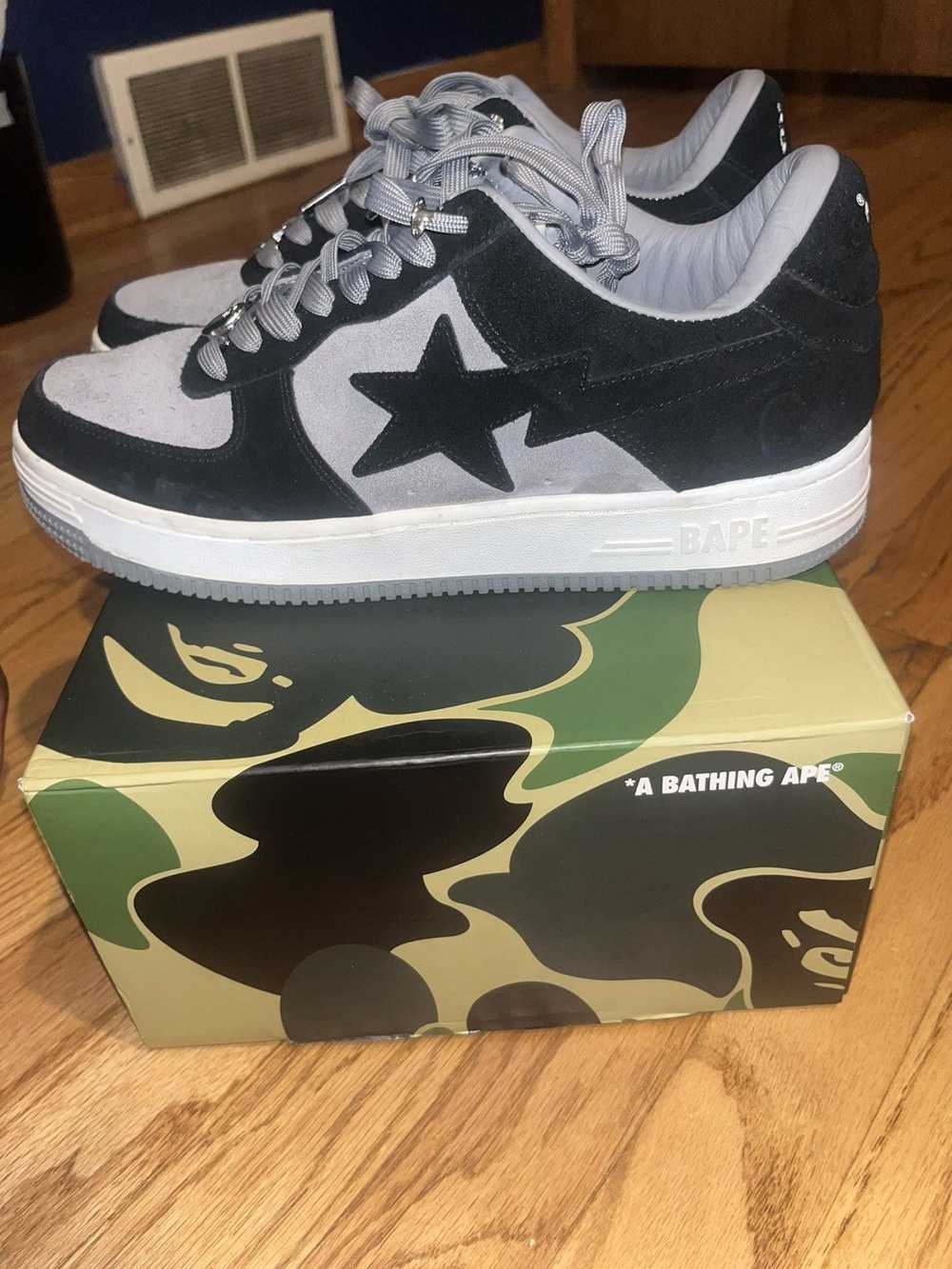 Bape Bapesta Black Suede Low - image 3