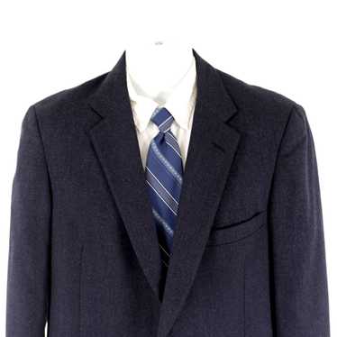 Austin Reed DAMAGED Austin Reed Blue Flannel Wool 