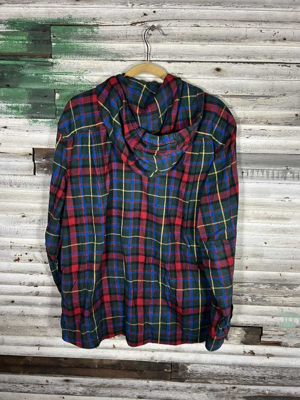 L.L. Bean × Vintage Vintage L.L. Bean Plaid Hoodie - image 3