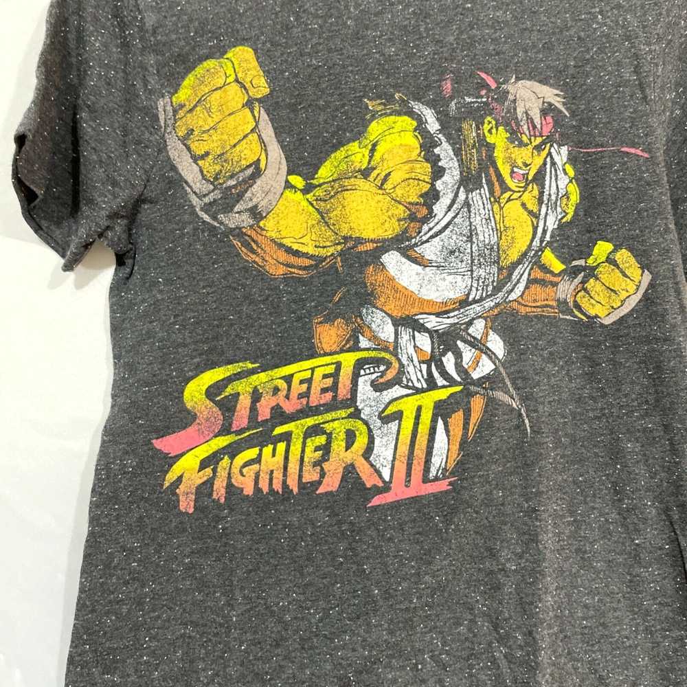 Vintage Street Fighter II Capcom Mens Gray Short … - image 3