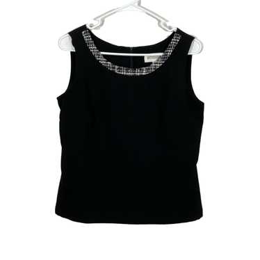 Vintage Studio I Womens Black Round Neck Wide Str… - image 1