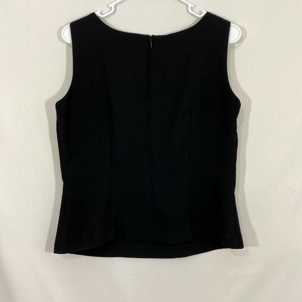 Vintage Studio I Womens Black Round Neck Wide Str… - image 2