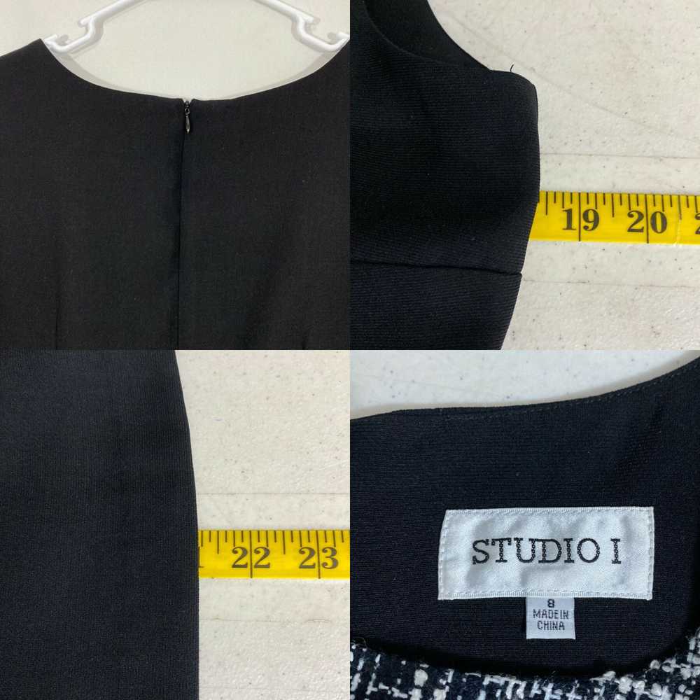 Vintage Studio I Womens Black Round Neck Wide Str… - image 4