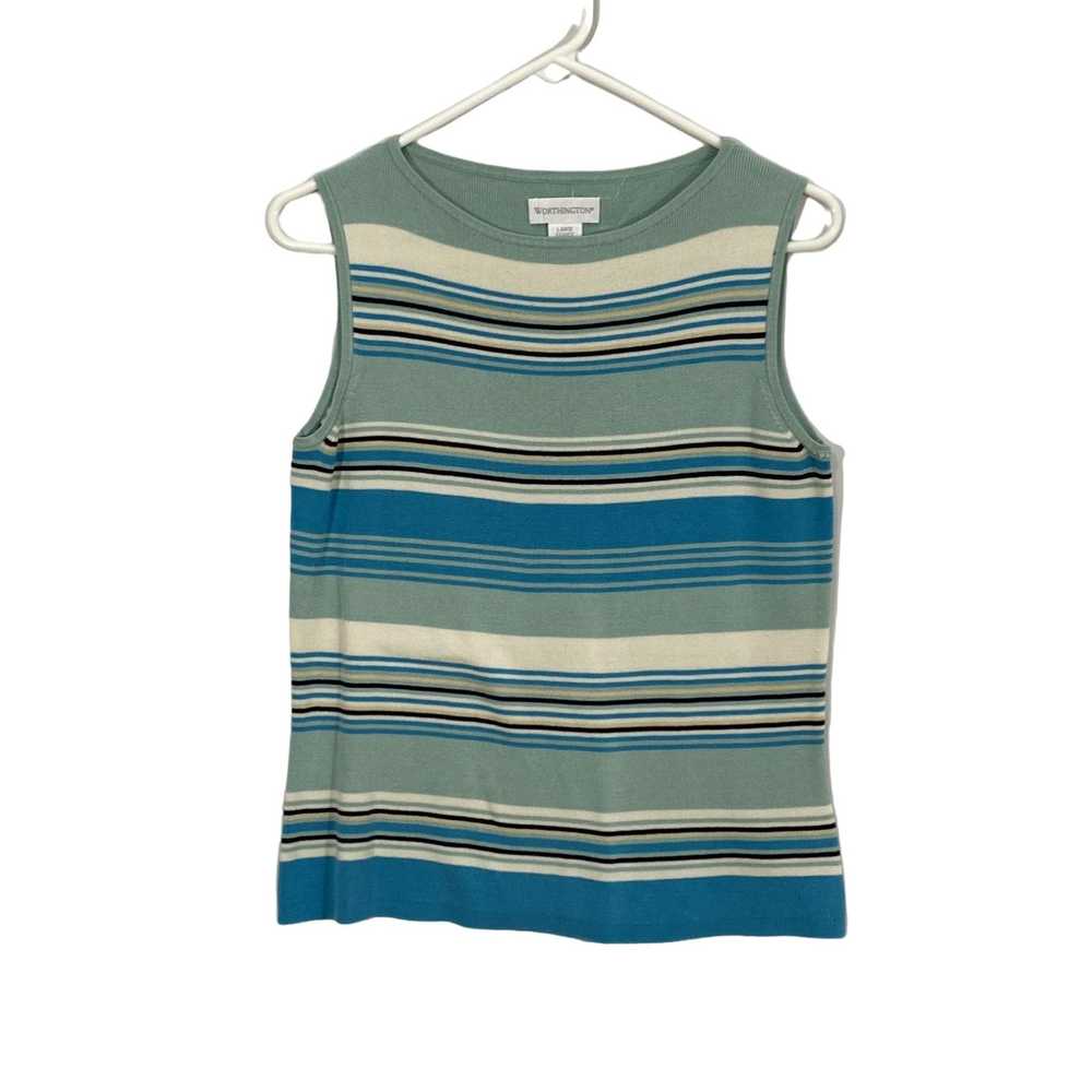 Worthington Worthington Womens Multicolor Striped… - image 1