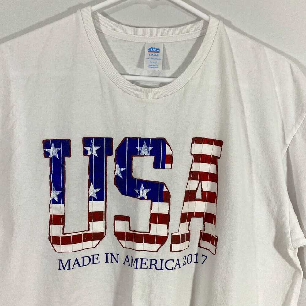 Vintage USA Made In America 2017 Womens White Sho… - image 3