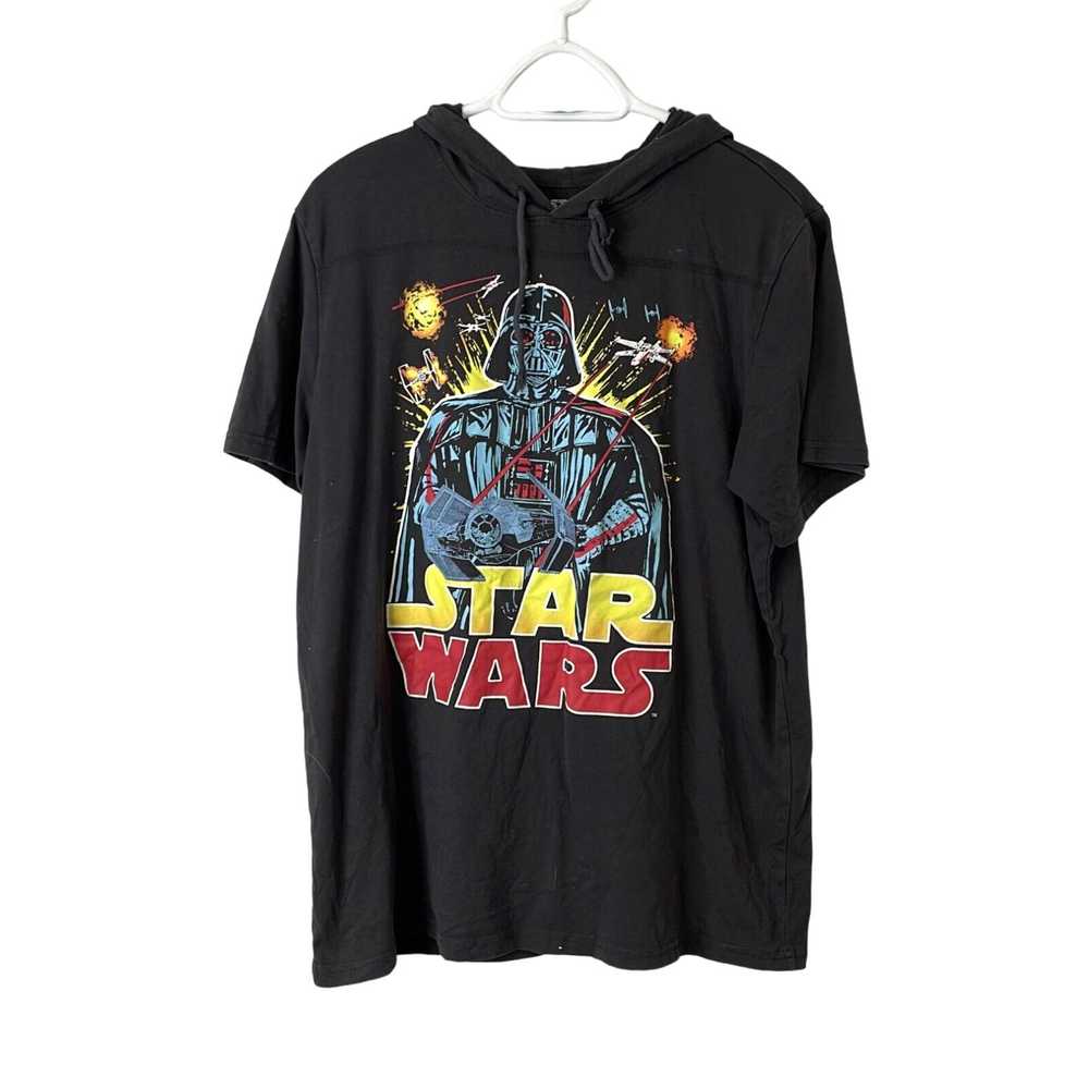 Star Wars Star Wars Womens Black Short Sleeve Hoo… - image 1