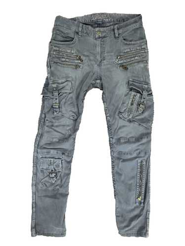 Robins Jeans ROBINS JEANS GREY RAPTOR ZIP CARGO m… - image 1