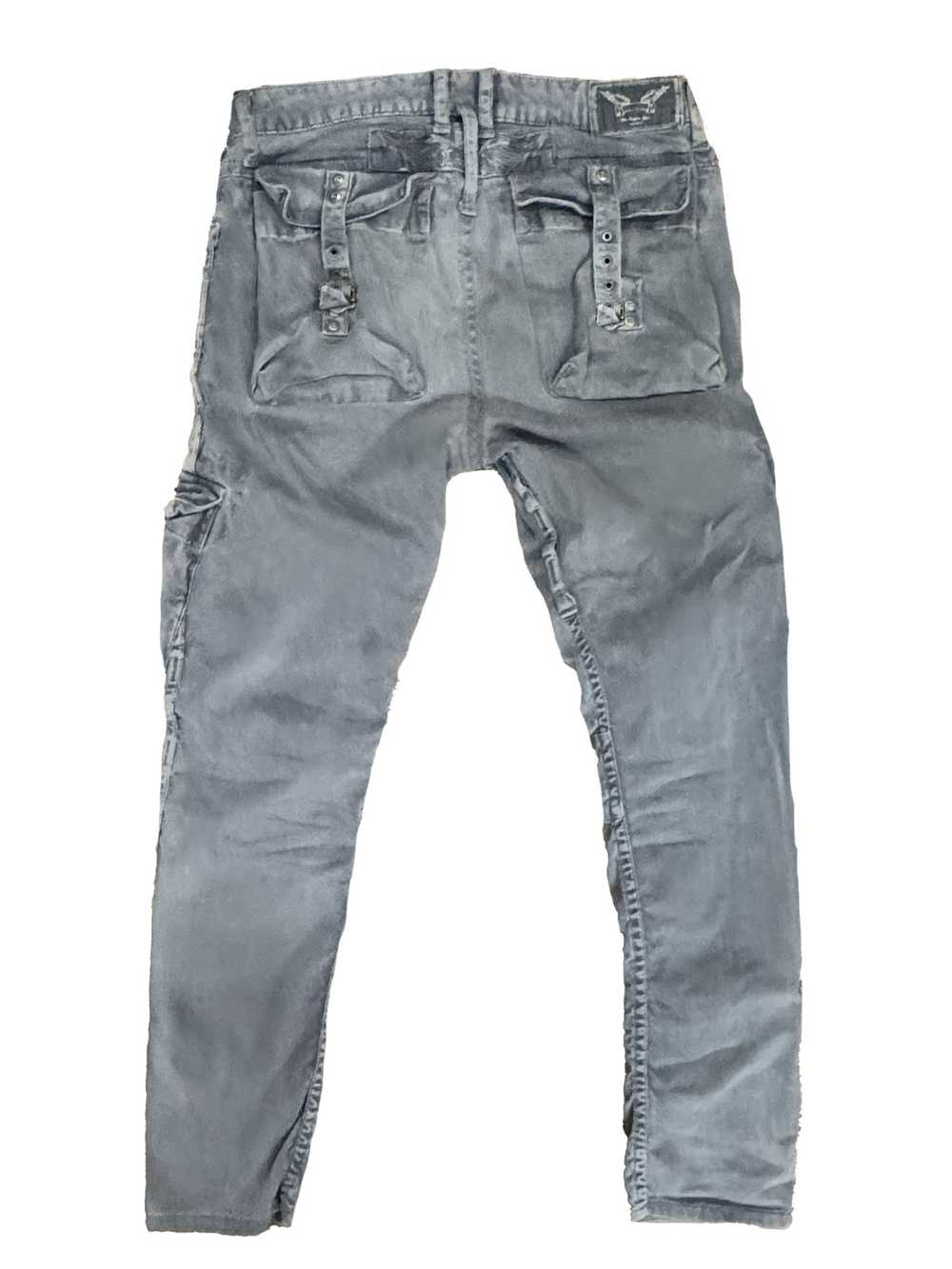 Robins Jeans ROBINS JEANS GREY RAPTOR ZIP CARGO m… - image 3