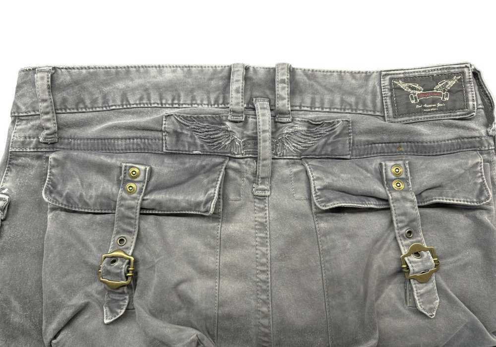 Robins Jeans ROBINS JEANS GREY RAPTOR ZIP CARGO m… - image 4