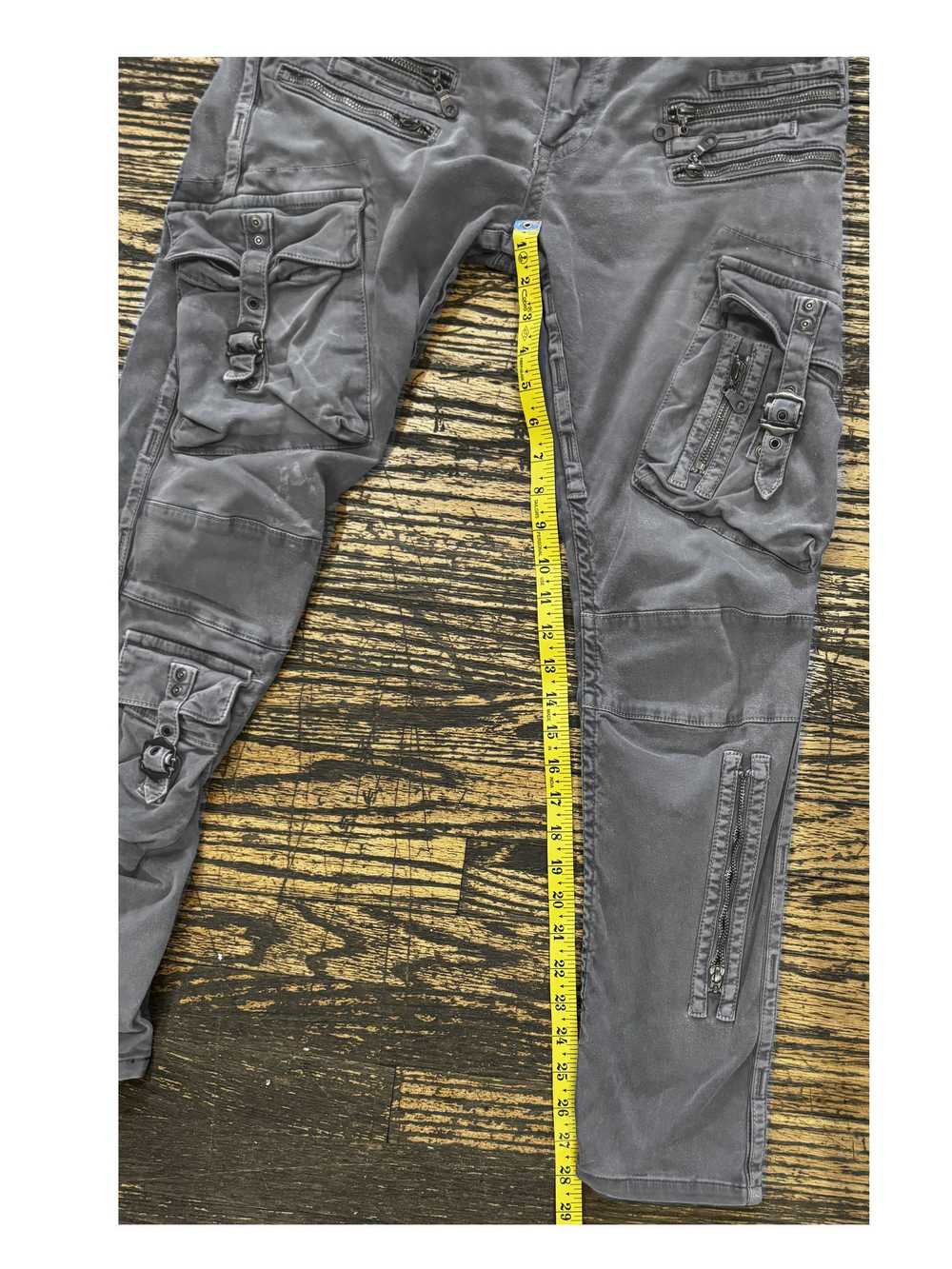 Robins Jeans ROBINS JEANS GREY RAPTOR ZIP CARGO m… - image 6