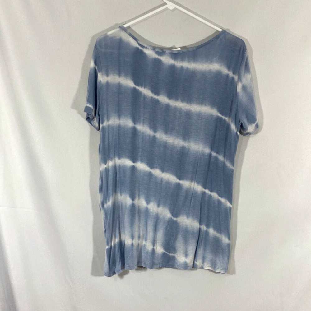 Vintage Again Womens Blue Tie Dye Stretch Twist K… - image 2