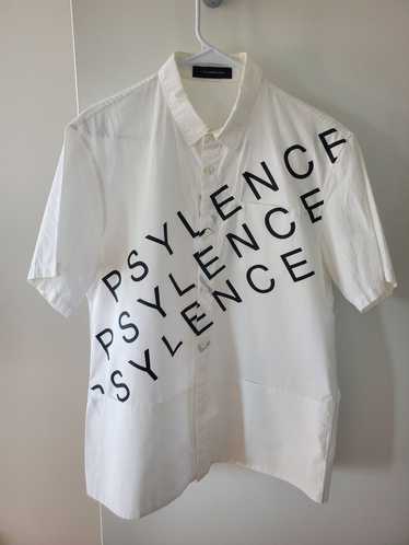 John Undercover "PSYLENCE" White Cotton Shirt