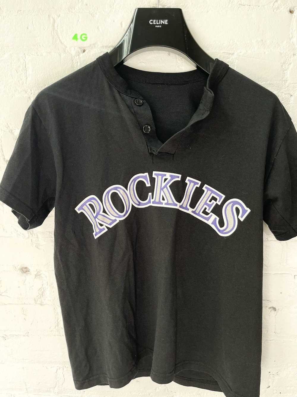 Jersey × Vintage Vintage #1 Rockies Baseball Rock… - image 3