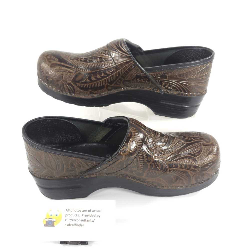 Dansko Dansko Leather Mule Clog Shoe Womens Size … - image 4