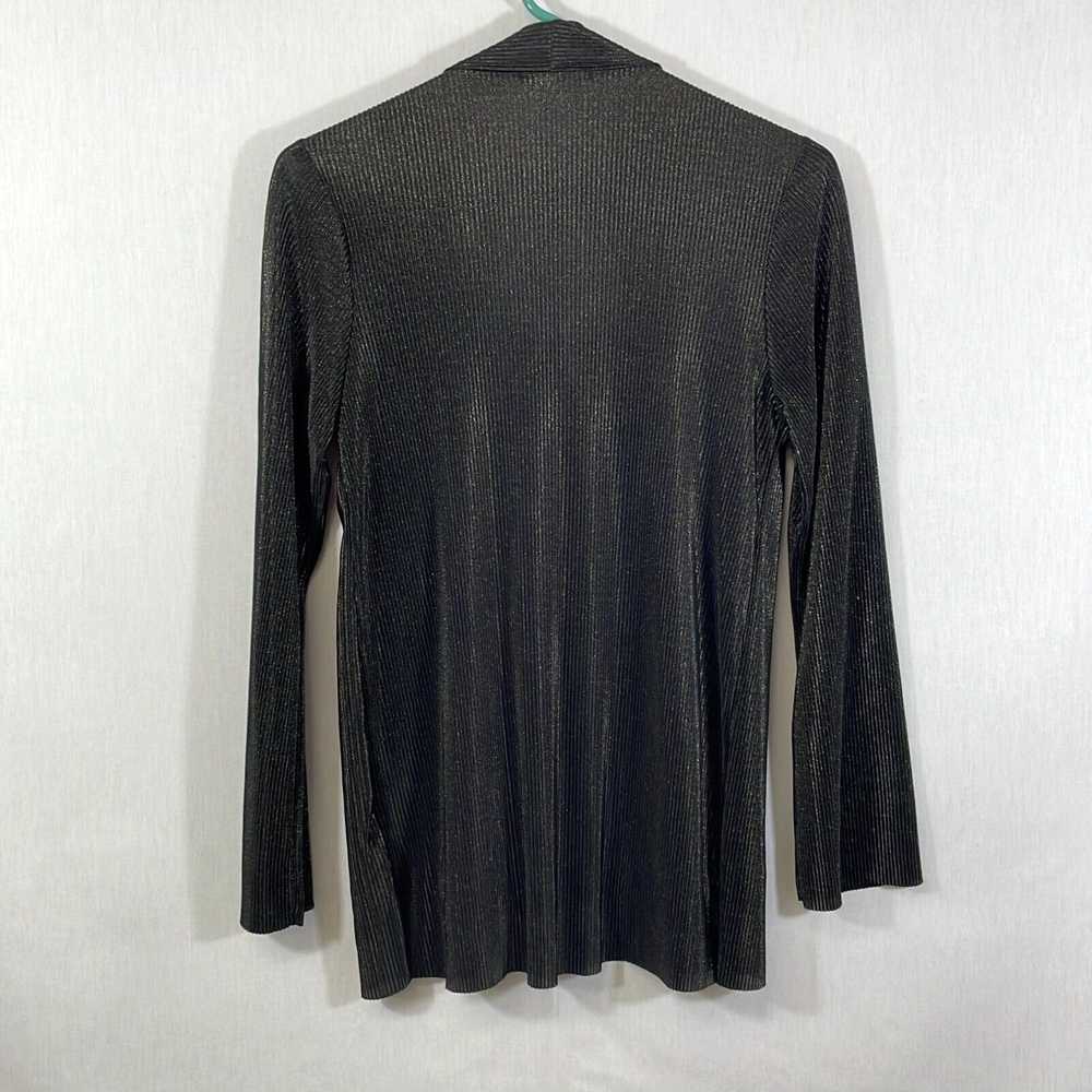 Vintage Front of Closet Womens Black Shimmer Long… - image 2