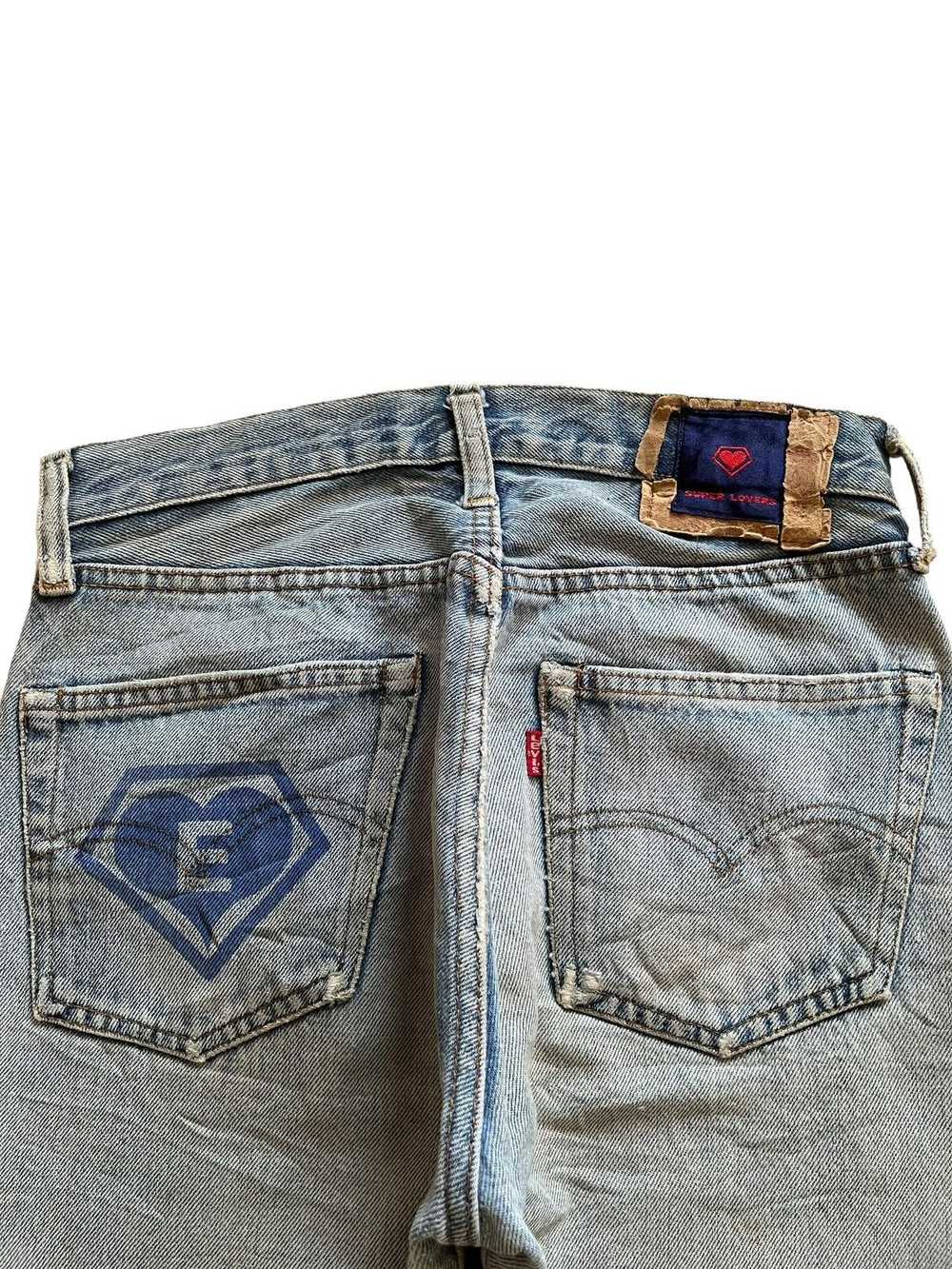 Distressed Denim × Levi's × Very Rare Rare Vintag… - image 9