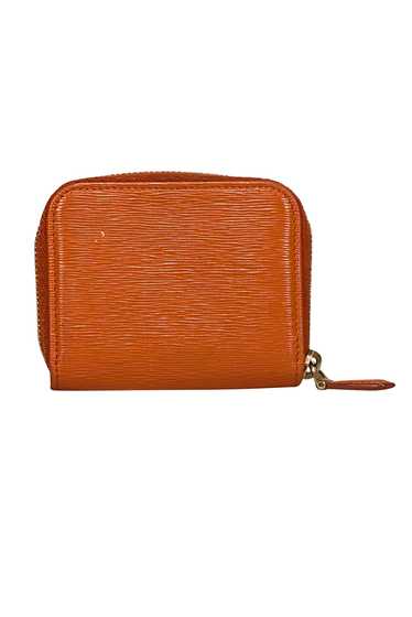 Prada - Orange Textured Coin Purse Wallet