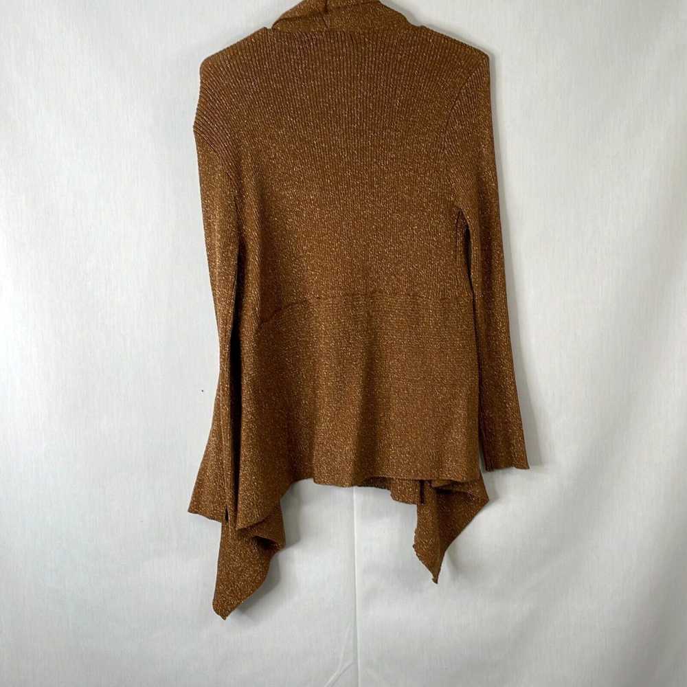 Shein Shein Womens Brown Knit Long Sleeve Open Fr… - image 2