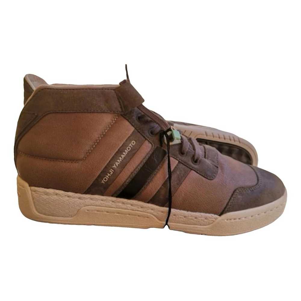 Y-3 by Yohji Yamamoto Leather high trainers - image 1